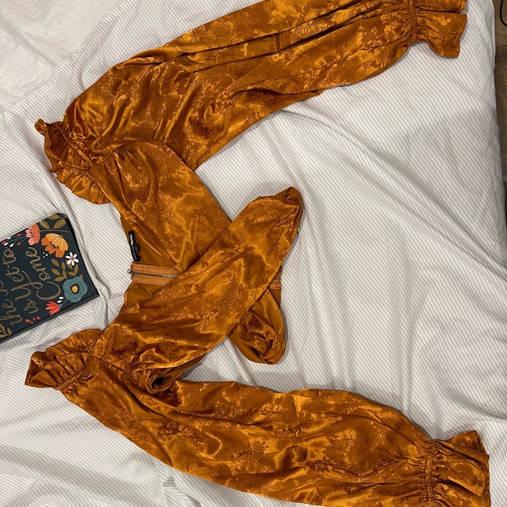 Fashion nova Gold Blouse